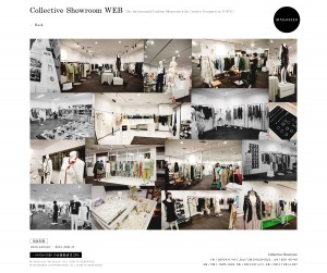 Collective Showroom WEBサイトイメージ
