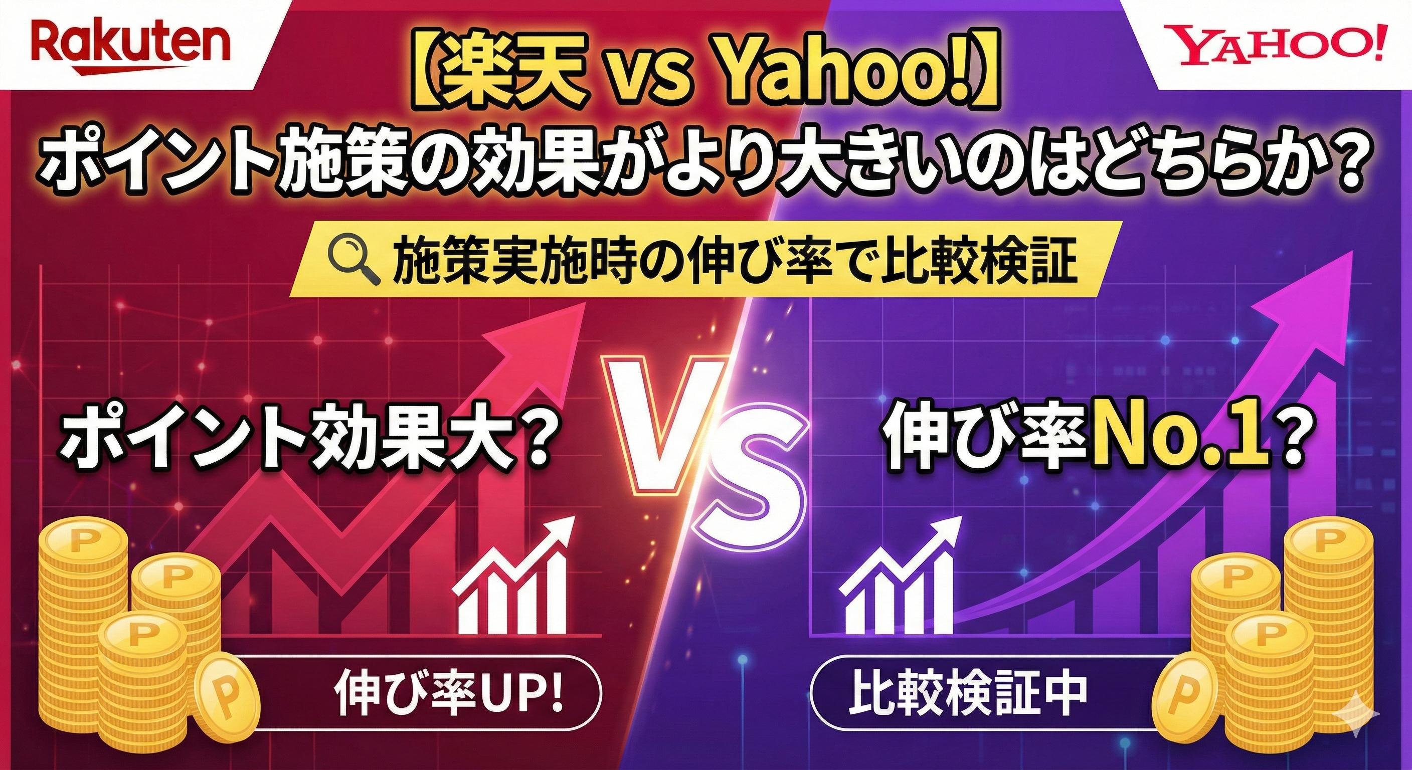 楽天 vs Yahooショッピング】ポイント施策でより売上が伸びるのはどっち？ | 通販通信ECMO