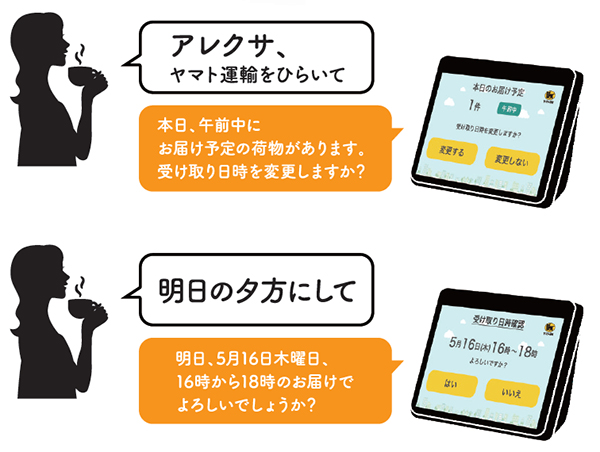 ヤマト運輸がアレクサにスキル提供