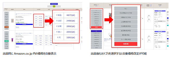 オークファンがAmazon出品ツール